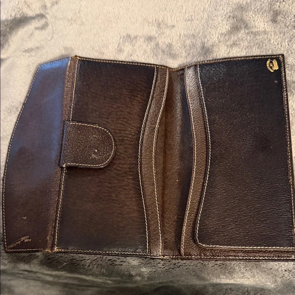 SALE!! Gucci Beige GG Canvas Brown Leather wallet and/or Organizer - Picture 3 of 13